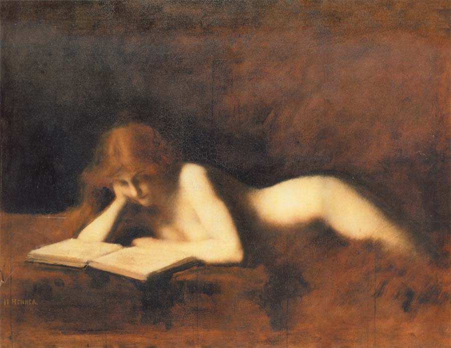 Jean-Jacques Henner Woman Reading
